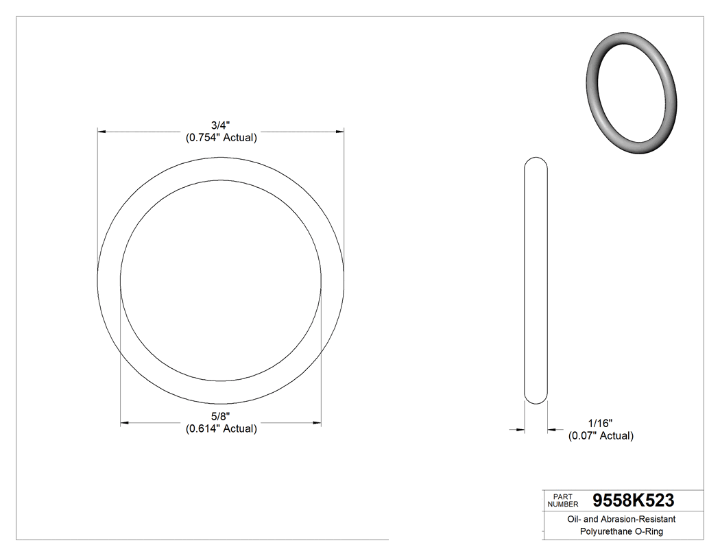 Technical drawing - 9558K523